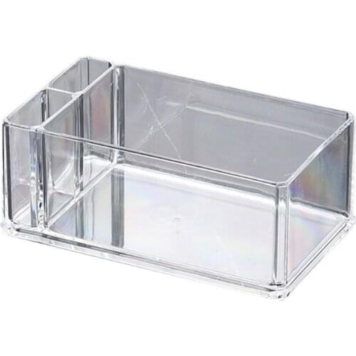 Clear Acrylic Cocktail Napkin Holder Tissue Box Paper Serviette Dispenser Bar Caddy Straws Organiser for Dining Table Home Decor