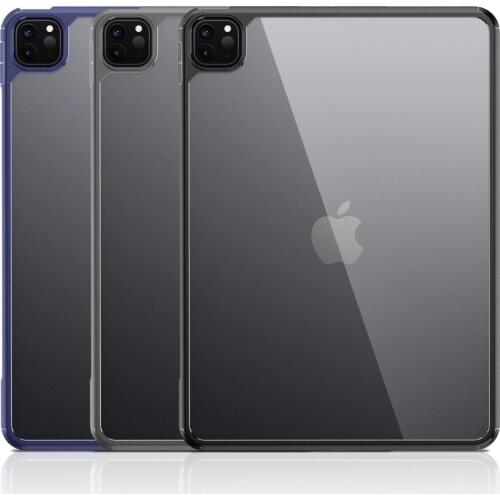 Transparent Tablet Case for Ipad Pro12.9 11 Inch Protective Back Cover with Pen Slot 10.9 Air Soft Shell Anti-fall Airbag