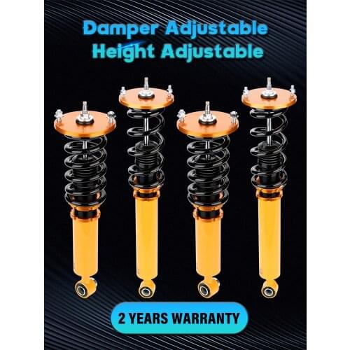 Adjustable Coil Shock Coilovers Struts For Nissan Skyline R33 GTST RB25DET RB25 1993-1998 Spring