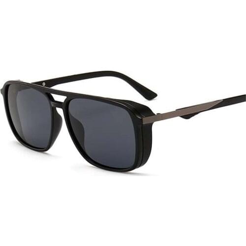 Polarized Sunglasses MenFashion Shades UV400 Metal Frame Square Sun Glasses Brand Designer Goggles Oculos