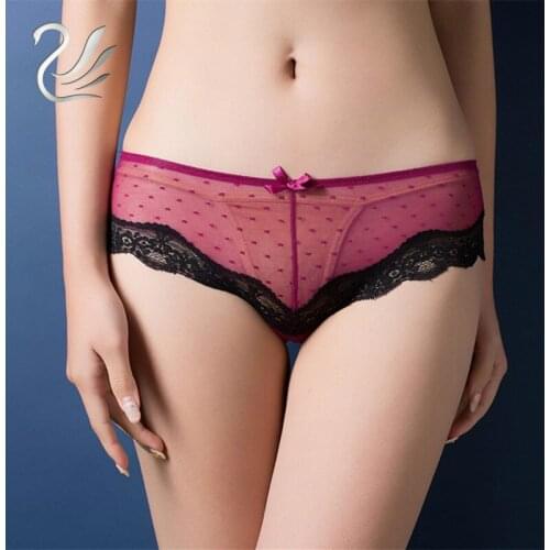 2019 Hot Sale Women Sexy Lace Panties Womens Low Waist Cotton Briefs Underwear Thongs Sexy Lace Underwear Women