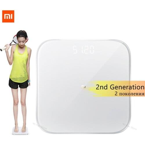 Xiaomi Smart Weighing Scale 2 Bluetooth-compatible MiFit APP Control Precision Weight Scale LED Display Fitness Household