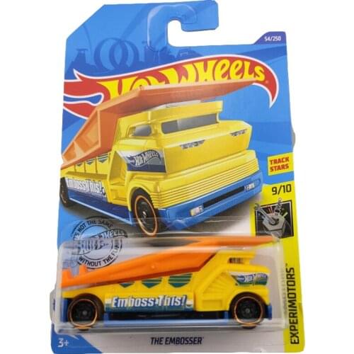 2020-54 Hot Wheels 1:64 Car THE EMBOSSER Metal Diecast Model Car Kids Toys Gift