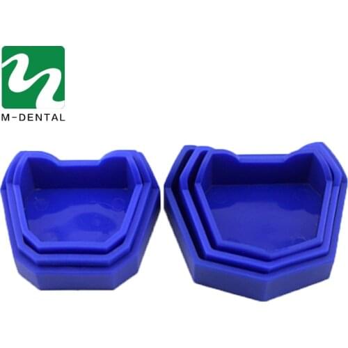 3 Size Dental Model Base Set Dental Mold Plaster Base Denture Tray Dental Lab Former Base Kit Oral Care Hygiene