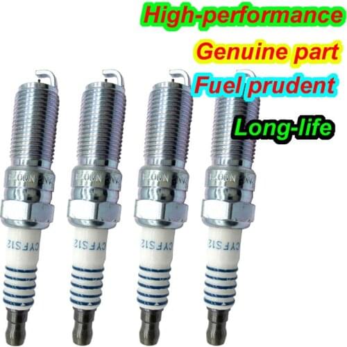 4PCS SP-537 CYFS-12Y-2 LTR6AI-8 Iridium Spark Plug For Escape Focus Lincoln SP537 CYFS12Y2 LTR6AI8 SP 537 LTR6AI 8