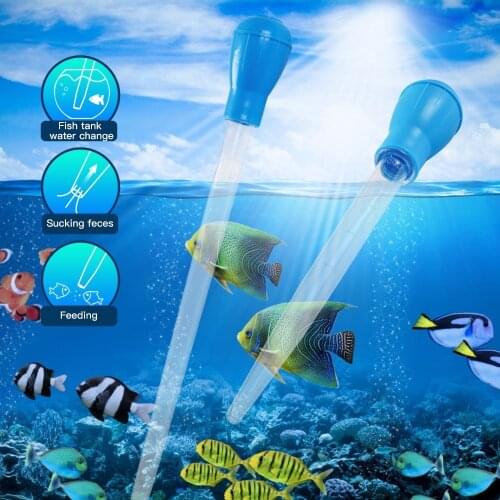 Aquarium Accessories Pipette Fish Tank Siphon Pump Water Changer Aquarium Pipette Supply Tube Aquarium Clean Tool Fish Cleaner