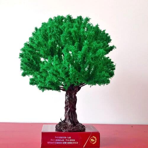 Architectural model material model railway military green layout model tree 12-20cm
