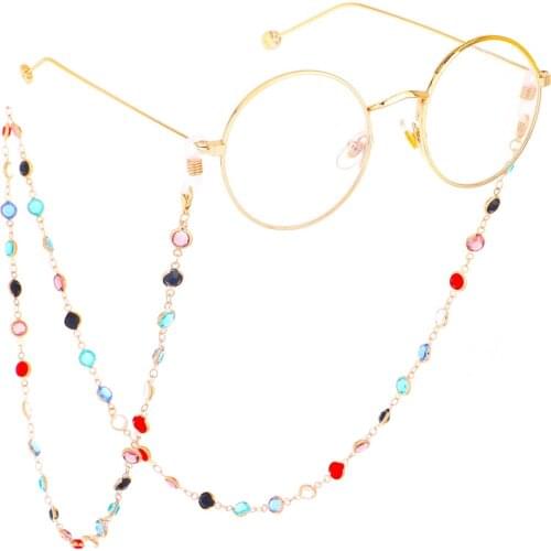 1Pc Unisex Glasses Chain Women Men Sunglasses Necklace Reading Eyeglass Lanyard Strap Eyewears Cord Holder Eye wear Accessories