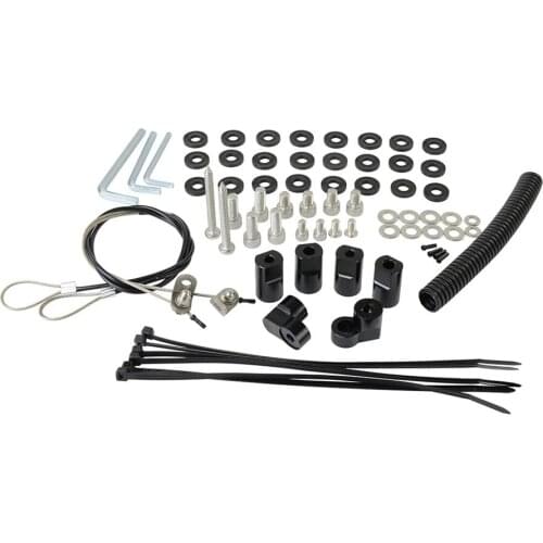 Black Rear Roof Wing Spoiler Riser Lift Extension for Subaru WRX STi Hatchback 2008-2014