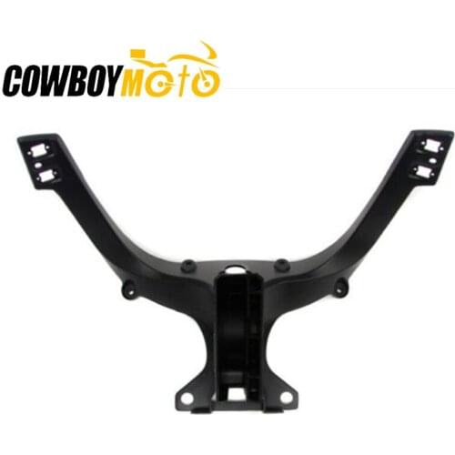 For 2008-2011 Ducati 848 1098 1098S 1198 1198S 848 EVO Black Upper Front Headlight Headlamp Bracket Fairing Stay Head Cowling