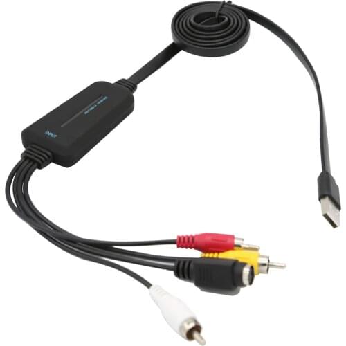 Easy CAP USB Video Capture Card Adapter TV DVD VHS Captura de v deo Card Audio AV for Computer/CCTV Camera USB 2.0 EasyCAP