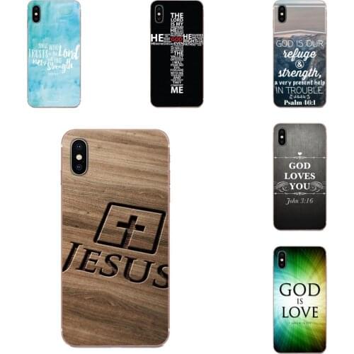Christian Jesus Bible Verse 2020 For Xiaomi CC9 CC9E Mi 3 4 4i 5 5S 6 6X 8 9 SE Play Plus Pro Lite A1 Mix 2 Note 3 Soft Shell