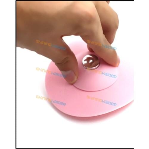 Kitchen push-type deodorant bouncing silicone flying saucer floor drain Bathroom anti-blocking plastic sink filter