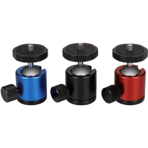 Aluminum alloy Mini Ball Head Mount For Camera Tripod Ball Head For DSLR HOT Camera