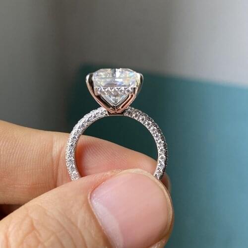 Женские золотые кольца Mosangnai China At AliExpress