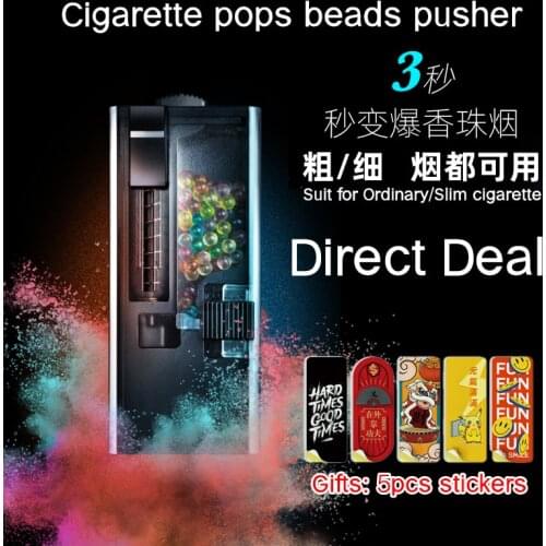 NEW Bead Pusher Upgrade Safe Pop-up Smoke Push-ball Box Beads DIY Smoke Detonator Bead Box Pusher Accessory Tools 5pcs stickers