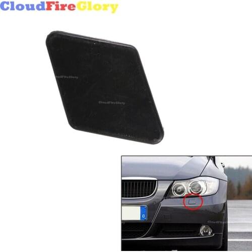 CloudFireGlory For BMW E90 E91 320i 325i 330i 2005 2008 Front Bumper Headlight Washer Cover Cap Random Color Left 61678031307