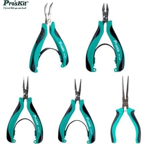 Pros Kit Forceps Pliers Diagonal Long Nose Electrical Beading Cable Wire Side Cutter Cutting Nippers Repair Tool