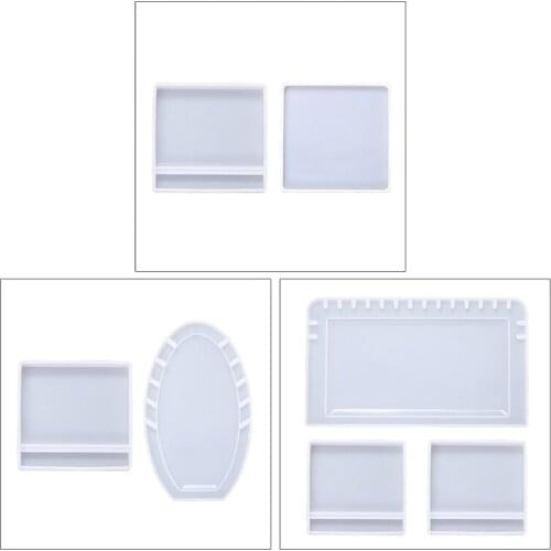 Crystal Epoxy Resin Mold Necklace Display Stand Silicone Mould DIY Crafts Mold T21F