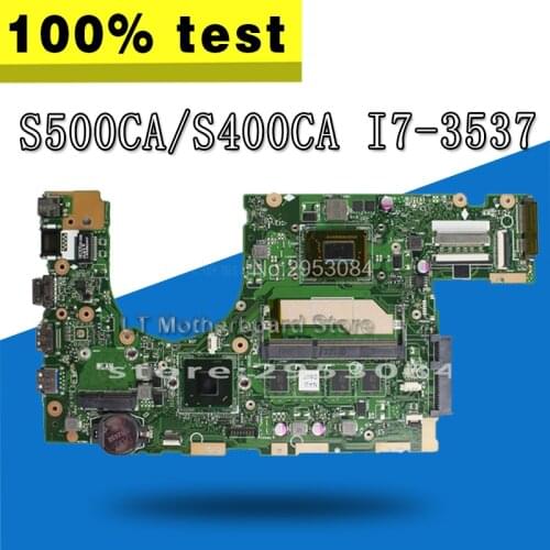 S400CA Motherboard i7-3517/3537U 4G REV3.1 For Asus S500CA S400C S400CA Laptop motherboard S400CA Mainboard Motherboard test OK