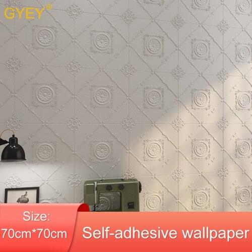 Self-adhesive 3D Wall Stickers Bedroom Living Room Warm Bathroom Waterproof Wallpaper Ceiling Ceiling Roof Wallpaper