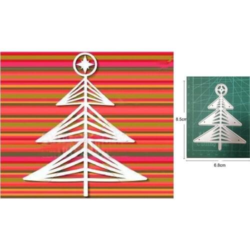Christmas dies Tree Star Metal Cutting Dies Stencil For Scrapbooking dies DIY Craft Paper Card Making Template Embossing Die Cut