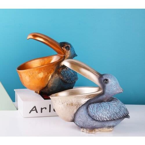 Nordic storage decoration creative relocation handicraft shoe cabinet porch key sundry storage box home decoration accessories