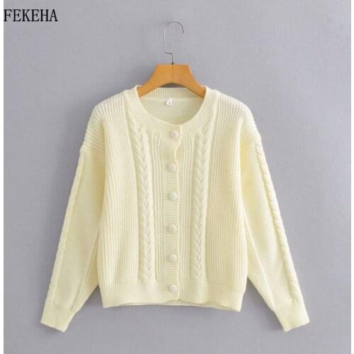 Autumn Sweater Women Cardigan O Neck Long Sleeve Lady Jumper Female Knitwear Knitted