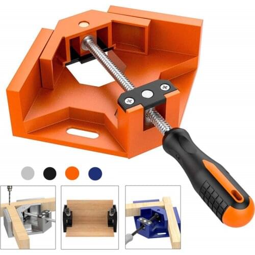 90 Degree Quick Release Corner Clamp Right Angle Welding Woodworking Photo Frame Clamping Tool