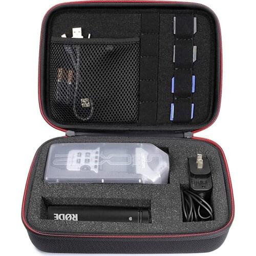 For ZOOM H1/H2N/H5/H4N/H6/F8/Q8/H8 microphone Tool Box Waterproof Shockproof Storage Sealed Case Impact Suitcase accessories