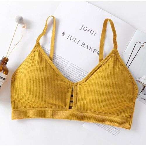 Women Comfort Seamless Hollow Underwear Sexy Beauty Back Wrapped Chest Female Solid Color Tops VBNA1