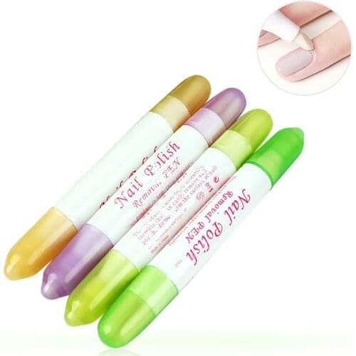 1pc Nail Polish Remover Pen UV Gel Corrector Manicure Pedicure Cleaner Portable Nail Edge Cleaning Tools Nail Art