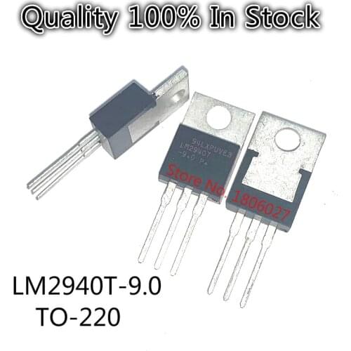10pcs/lot LM2940T-9.0 P + LM2940T 9V TO-220 voltage regulator transistor