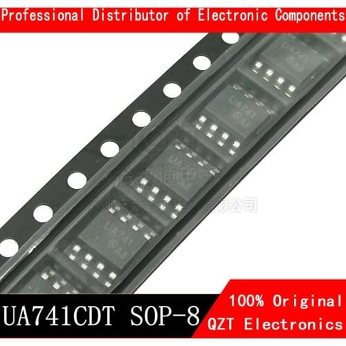 10PCS UA741CDT SOP8 UA741 SOP 741C SMD UA741CDR new and original IC