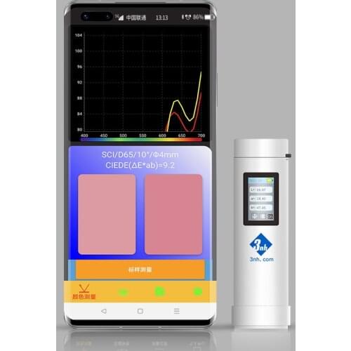 3nh Professional colorimeter CR3 portable ColorReader with APP dual optical path sensor and full-spectrum light 400~700nm