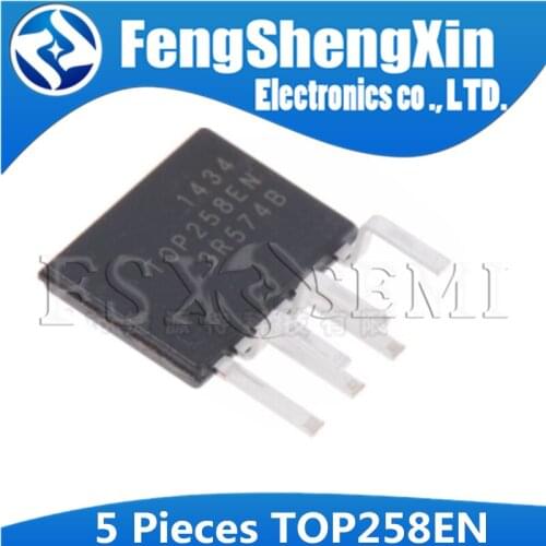 5pcs TOP258EN ESIP-7 TOP258EG SIP-7 TOP258E TOP258 Integrated Off-Line Switcher IC