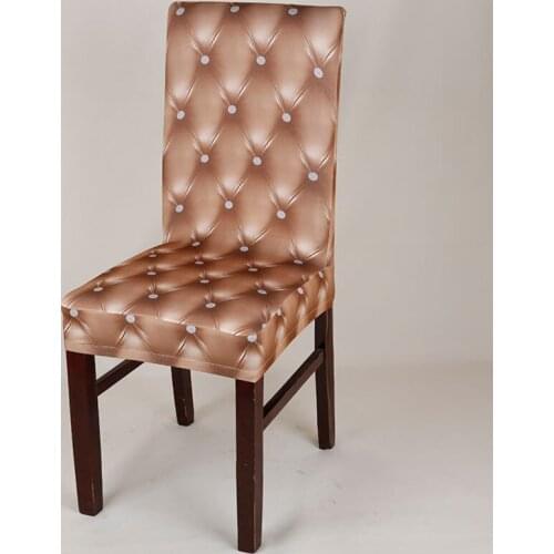 6PCS Sapndex Chair Cover Black/Red/Grey/Coffee/Champagne/Loyal Blue Elastic Chair Covers for Home Party Chair Decoration