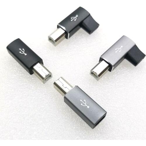 USB C To USB Printer Adapter For Hard Drive Base Fax Machine Scanner Electronic Organ Drum USB 2.0 Data Connector Converter