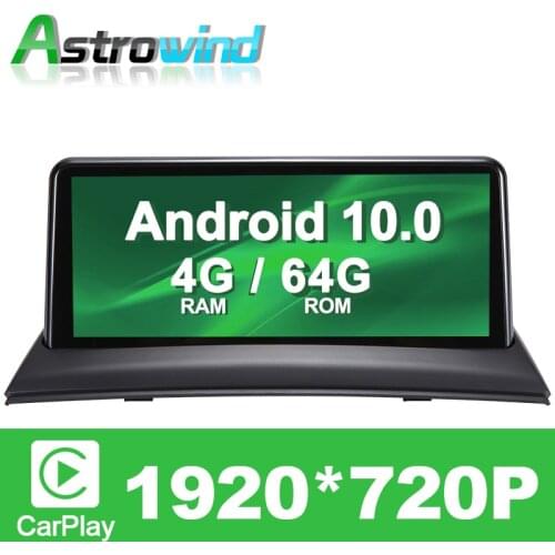 10.25 Inch 8 Core 4G RAM 64G ROM Android System Car GPS Navigation Media Stereo Radio For BMW X3 E83 2004-2009