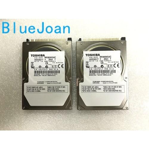 Free shipping Test good work Disk drive MK8050GAC MK8050GACE ZK01 DC+5V 1.3A 80GB For BMW CIC RADIO Car HDD navigation systems
