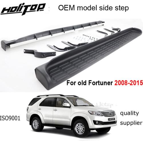 OE model side step nerf bar running board for Toyota old Fortuner 2008-2015, safe old seller, HITOP-5 years' SUV experiences