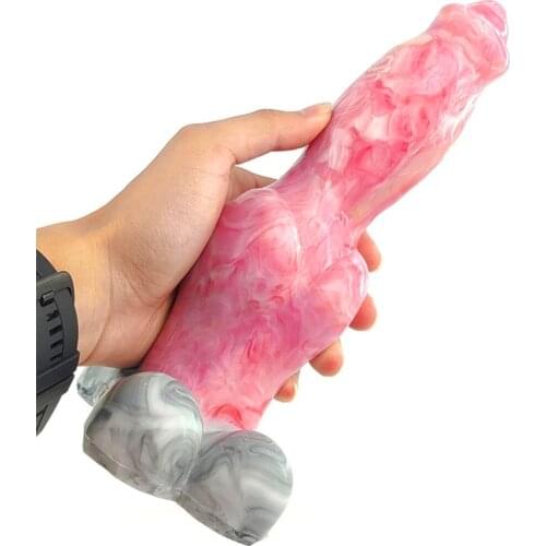 Big Penis Realistic Anal Bdsm Dick Big Knot Animal Wolf Dildo with Suction Cup Adult Dog Dildo Sex Shop Sex Toy for Woman Dildos