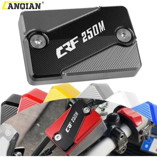 For Honda CRF250M CRF250 CRF 250 M 2012 2013 2014 2015 2016 2017 Motorcycle CNC DIRT BIKE Front Brake Fluid Reservoir Cap Covers