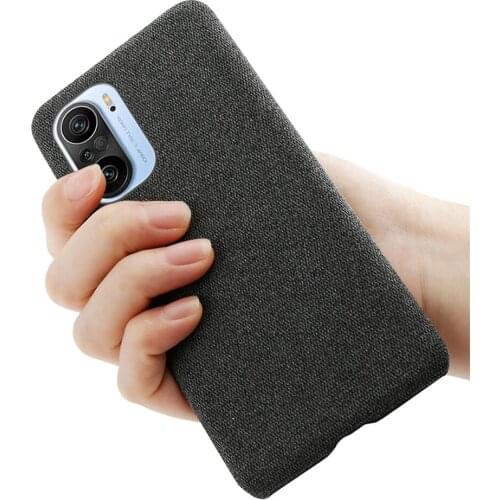 For Xiaomi Mi 11i 11X Poco X3 NFC F3 M3 Funda Luxury Cloth Texture Fitted Case For Redmi Note 10 S K20 K30 Ultra K40 Pro Cover