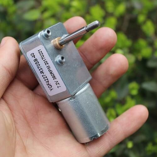 Long Shaft Geared Motor 7-Shape DC7.2V 0.2A 360RPM Motor High Speed DC3V-9V 150RPM-450RPM Reduction Electric Machinery