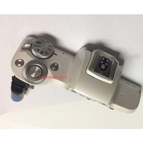 Used For Canon EOS M50 Kiss M SLR Top Cover Case Back Shell Frame With Button Flex Cable Flash Board White Original