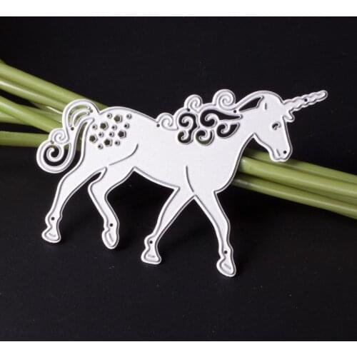 Metal unicorn paper die cutting dies for Scrapbooking/DIY Easter wedding Halloween Easter card