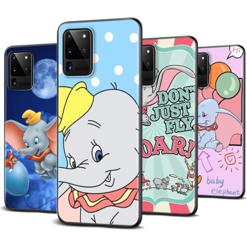 Cute Animation Dumbo For Samsung Galaxy A91 A81 A72 A71 A52 A51 A42 A41 A32 A31 A22 A21 A12 A11 A3 A02 A01 Phone Case