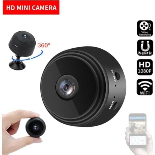 Mini hd 1080 wireless wifi ip camera suitable for home security dynamic tracking dvr night vision WiFi wireless camera