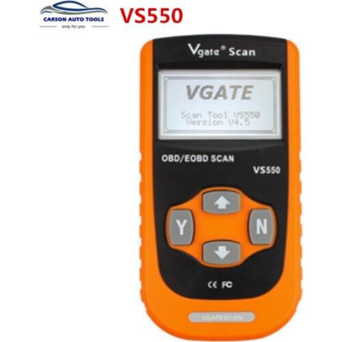 New Professional Car Diagnostic tool Vgate Maxiscan VS550 EOBD Scan Tool Auto Code Reader OBD2 Escaner Automotriz VS 550